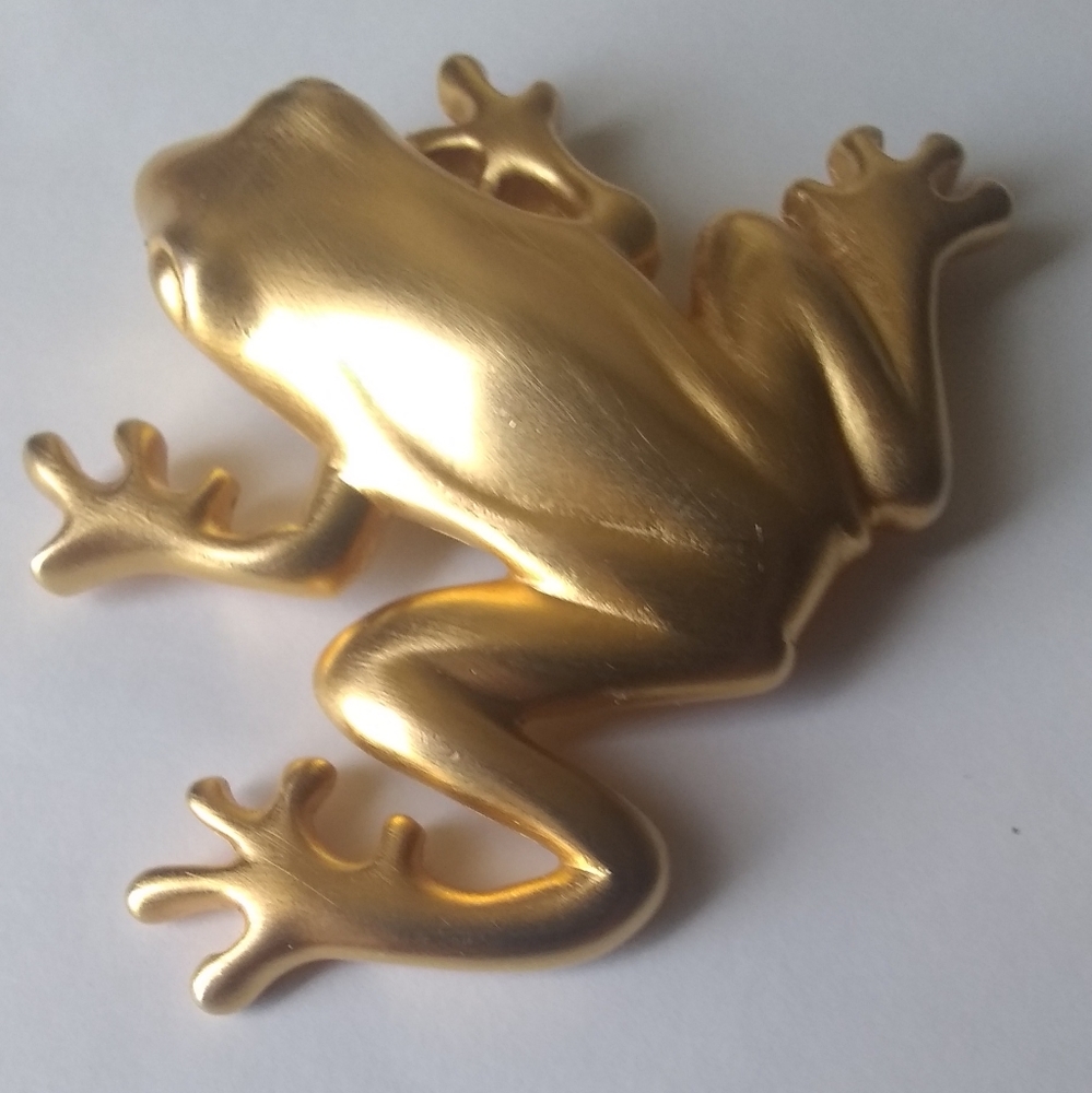 Frog broach by Givenchy Paris New York